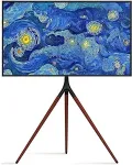 TECHLY ICA-TR18SAM TV mount 165.1 cm (65") Walnut