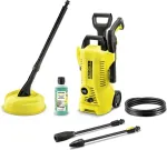KARCHER K&auml;rcher K 2 POWER CONTROL HOME pressure washer Upright Electric 360 l/h Black, Yellow