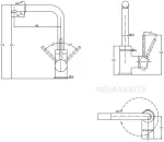 AQUASANITA Forte 5553 - G (PVD)