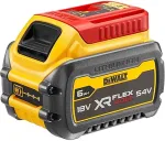 DeWALT XR FLEXVOLT Battery Starter Kit DCB546T2, 54 Volt yellow/black, 2 pieces, 54 Volt 2Ah or 18 Volt 6Ah