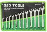 DSDTOOLS 12-osaline kombineeritud v&otilde;tmete komplekt 8-19MM DS1812