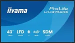 Monitor IIYAMA CONSIGNMENT LH6575UHS-B2AG 65" 4K UHD Professional Digital Signage 24/7 display featuring Android OS, FailOver and Intel&reg; SDM slot