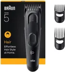 Procter & Gamble Braun Hair Clipper | HC5530 Series 5 | Cordless | Number of length steps 17 | Black