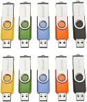 M&auml;lukaart Intenso Pack Basic Line Typ-A USB-Stick 4GB Swivel, bis zu 28 MB/s, USB 2.0
