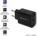 QOLTEC Charger 18W 5-12V, 1.5-3A, USB C
