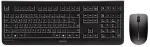 Klaviatuur CHERRY DW 3000 - Tastatur-und-Maus-Set - kabellos - 2.4 GHz - Englisch (USA) mit EURO-Symbol - Schwarz