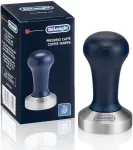 DeLonghi coffee tamper DLSC058, press&nbsp;(dark blue / stainless steel, for portafilter espresso machines)