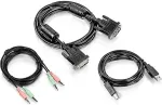 TRENDnet Kabelset DVI-I, USB und Audio KVM TK-232DV 1.8m
