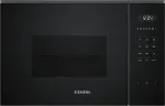 Mikrolaineahi Siemens iQ500 BE555LMB1 Einbau-Mikrowelle Schwarz, Edelstahl