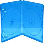 Toorikud MEDIARANGE BD-Leerh&uuml;lle f&uuml;r 2 Discs 7mm blau