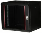 EQUIP 19" Netzwerkschrank Glast&uuml;r PM 600x450mm 9HE schwarz