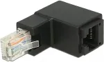 DELOCK Adapter RJ45 St gewinkelt -> RJ45 Bu Cat.6 UTP