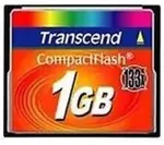 M&auml;lukaart TRANSCEND CompactFlash 133x 1GB