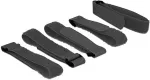 DELOCK Klett-Kabelbinder L 300 mm x B 20 mm 5 St&uuml;ck mit Schlaufe schwarz