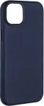 Fixed MagLeather iPhone 15 leather cover, blue