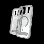 Zagg Case Milan Snap with Kickstand for Apple iPhone 18 Pro / 17 Pro - Glitter Silver