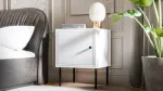 Cama MEBLE Bedside table 2 pcs PALAZZO BIS 45x39xH59 white matt