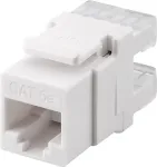 Wentronic Goobay CAT 5e KeyStone RJ45 Jack, UTP ungeschirmt, 100 MHz - Anschlu&szlig;: LSA (95738)