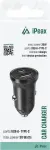 ER CAR CHARG CL-04, PD, 30W, USB-C + USB-A BLACK