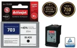 Tooner Activejet AH-703BR ink (replacement for HP 703 CD887AE; Premium; 20 ml; black)