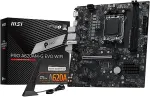 Emaplaat Msi PRO A620AM-G EVO WIFI | Processor family AMD | Processor socket AM5 | DDR5 | Number of SATA connectors 4 | Supported hard disk drive interfaces SATA, M.2