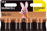 Duracell BATTERIES AA, LR6, 8 PCS.