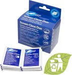 AF Screen-Clene Duo wipes - Screen cleaning wet/dry wipes 20psc