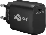 Goobay USB-C PD GaN fast charger 25 watts (black, Power Delivery 3.0)