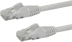 Startech .COM 2m Cat6 Gigabit Snagless Patchkabel - RJ45 UTP Netzwerkkabel mit Schutzmanschette - Cat 6 Kabel - Weiss