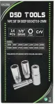 DSDTOOLS 14 TK 3/8" s&uuml;gavate otsikute komplekt 8-21mm DS1300
