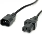 VALUE 19.99.1123 power cable Black 3 m C14 coupler C15 coupler