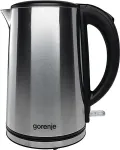 Veekeetja Gorenje K15DWS electric kettle 1.5 L 2200 W Black, Stainless steel