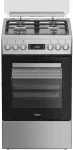 Pliit Whirlpool W5G8LMX Freestanding cooker Electric Gas Stainless steel