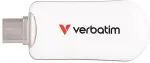 M&auml;lukaart VERBATIM Plectra 256GB USB 3.2 Gen 1 / USB-C USB stick Hvid