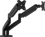 J5CREATE ERGONOMIC DUAL MONITOR MOUNT DUAL MOUNT