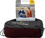 COCOON MWSB98 throw blanket 180 x 140 cm Merino wool Red