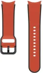 SAMSUNG ET-STR90SRE Galaxy Watch 4/4 Classic/5/5 Pro Dvoubarevn&yacute; Sportovn&iacute; Rem&iacute;nek 20mm S/M Red