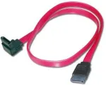 Assmann Digitus - Serial ATA-Kabel - Serial ATA 150/300/600 - Serial ATA, 7-polig - Serial ATA, 7-polig - 50 cm - links abgewinkelter Anschluss - Rot (AK-400104-005-R)