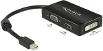 DeLOCK Displayport Adapter mini DP -> D-Sub15/HDMI/DV
