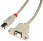 Lindy USB 2.0 Verl&auml;ngerung Typ B/B M/F 0.5m