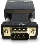SAVIO CL-145 VGA to HDMI converter Audio Full HD Black - Audio/Multimedia