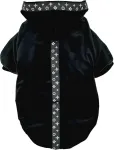 Pchełka Velvet Black - dog clothing - size XS