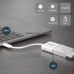 Startech USB-C TO VGA ADAPTER - WHITE .