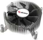 Akasa AK-CC6616HP01 computer cooling system Processor Air cooler 7.5 cm Aluminium, Black 1 pc(s)