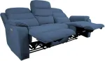 Home4you Diivan MIMI 3-kohaline elektriline recliner 208x93xH102cm, sinine