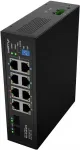 LANBERG Switch POE 4xBT 4xAT 2xSFP DIN