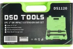 DSDTOOLS 1" PAVARŲ SŪKIŲ PAILDYMŲ ADAPTERIŲ KOMPLEKTAS, 3 VNT DS1120