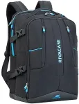 RivaCase 7860 notebook case 43.9 cm (17.3") Backpack case Black, Blue