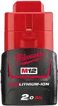 MILWAUKEE 12 V 2,0 Ah M12 B2