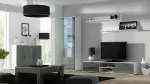 Cama MEBLE Cama TV stand SOHO 180 valge/hall gloss